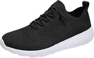 Athletic Fashion Sneakers for Men Comfortable Lightweight Casual Walking Shoe Hook and Loop Orthopedic Sneakers