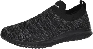 Breathable Diabetic Shoes for Men Lightweight Sport Gym Jogging Walking Sneaker Convenient Elderly Slip on Shoes
