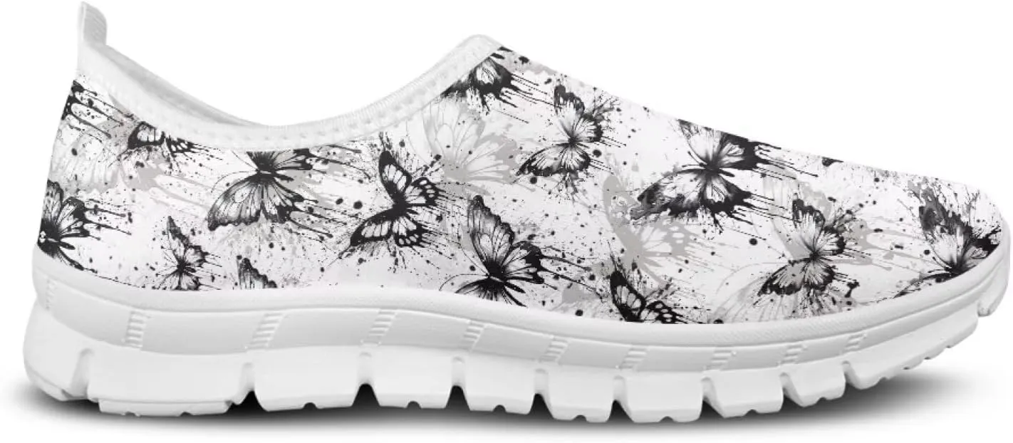 Butterfly Loafers for Women Casual Dress Work Shoes Slip-On Business Work Outdoor Sneaker