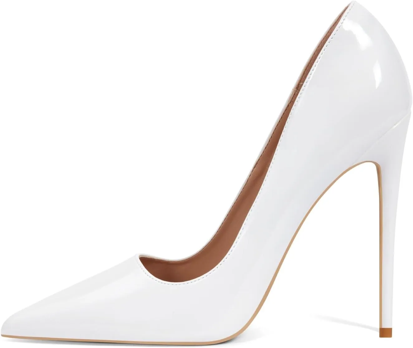 Elisabet Tang Women Pumps, Pointed Toe High Heel 4.7 inch/12cm Party Stiletto Heels Shoes