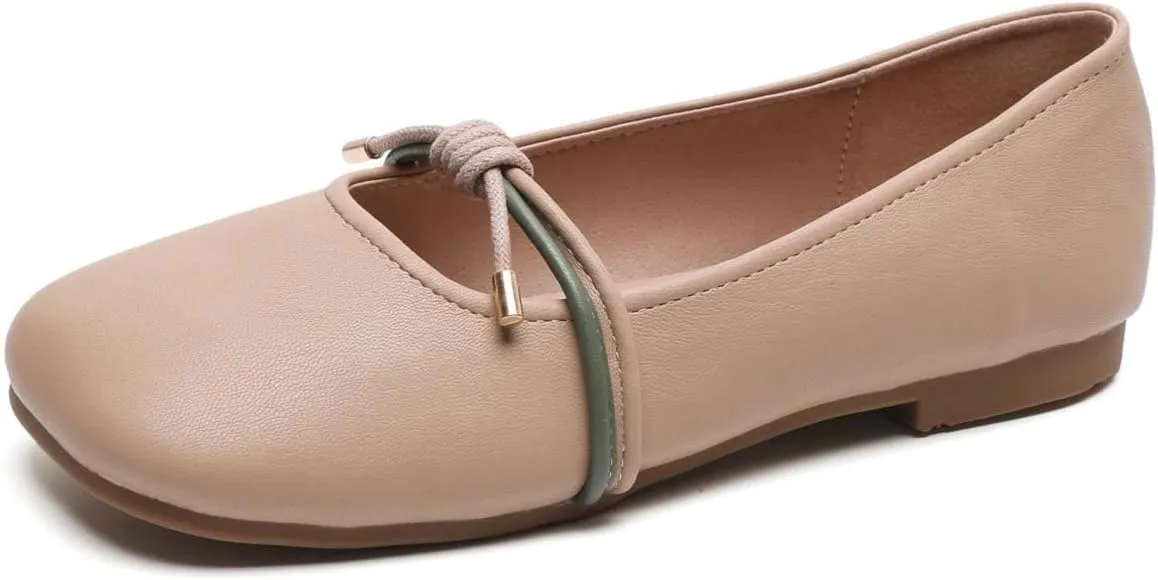 JOEupin Women’s Flats Comfortable Flats Shoes Ballet Flats for Women Dressy Low Heel Foldable Work Flats Dress Shoes