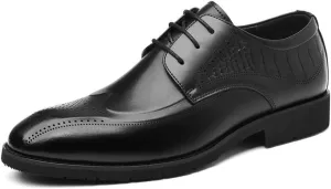 Mens Brogue Shoes Spring Fashion Business Casual Oxford English Style Formal Office Shoes