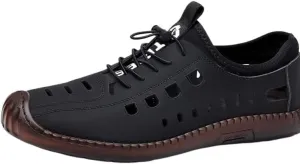 Men's Casual Dress Oxfords Business Mesh Shoes Fashion Sneakers Lightweight Comfortable Brogue Shoes