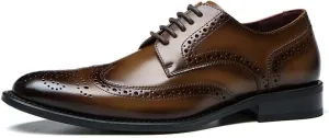 Men's Comfort Orthopedic Dress Shoes Men Casual Loafers Business Formal Oxfords Shoes Mens Brogue Shoes