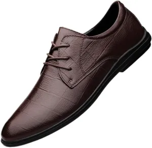 Men's Dress Shoes Classic Formal Oxford Business Wedding Suit Lace-up Patent Leather Tuxedo Shoes for Men
