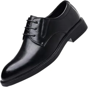 Mens Dress Shoes Men's Comfort Casual Loafers Business Formal Oxfords Classic Lace Up Tuxedo Derby Shoes