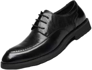 Men's Lace Up Casual Wingtip Oxfords Brogue Shoes Formal Business Dress Shoes for Men