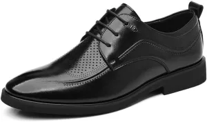 Mens Large Size Brogue Shoes Business Casual Oxford Shoes English Style Formal Commuter Shoes for Work