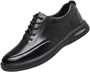 Men's Leather Dress Sneakers Oxfords Business Casual Wingtip Brogue Shoes for Walking and Formal Occasions