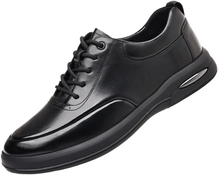 Men's Leather Dress Sneakers Oxfords Business Casual Wingtip Brogue Shoes for Walking and Formal Occasions