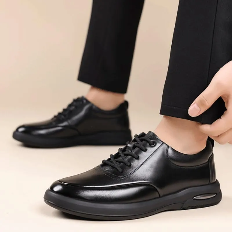 Men's Leather Dress Sneakers Oxfords Business Casual Wingtip Brogue Shoes for Walking and Formal Occasions