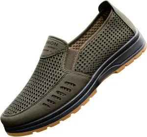 Men's Non Slip Barefoot Minimalist Shoes Casual Sneaker Mesh Breathable Walking Shoe Lightweight Barefoot Shoes