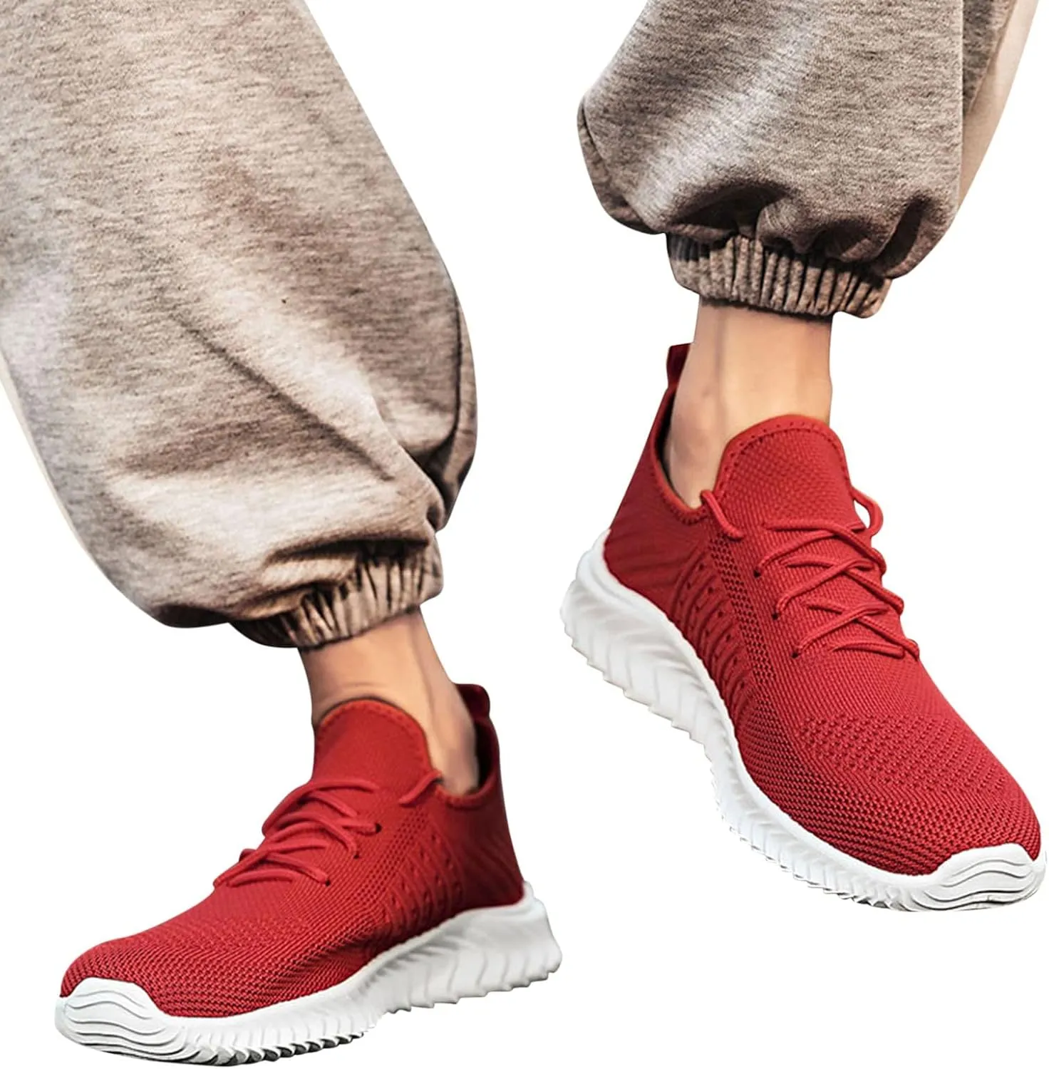 Men's Non Slip Tennis Sneakers Breathable Casual Comfortable Walking Sneaker Men's Classic Casual Walking Shoes