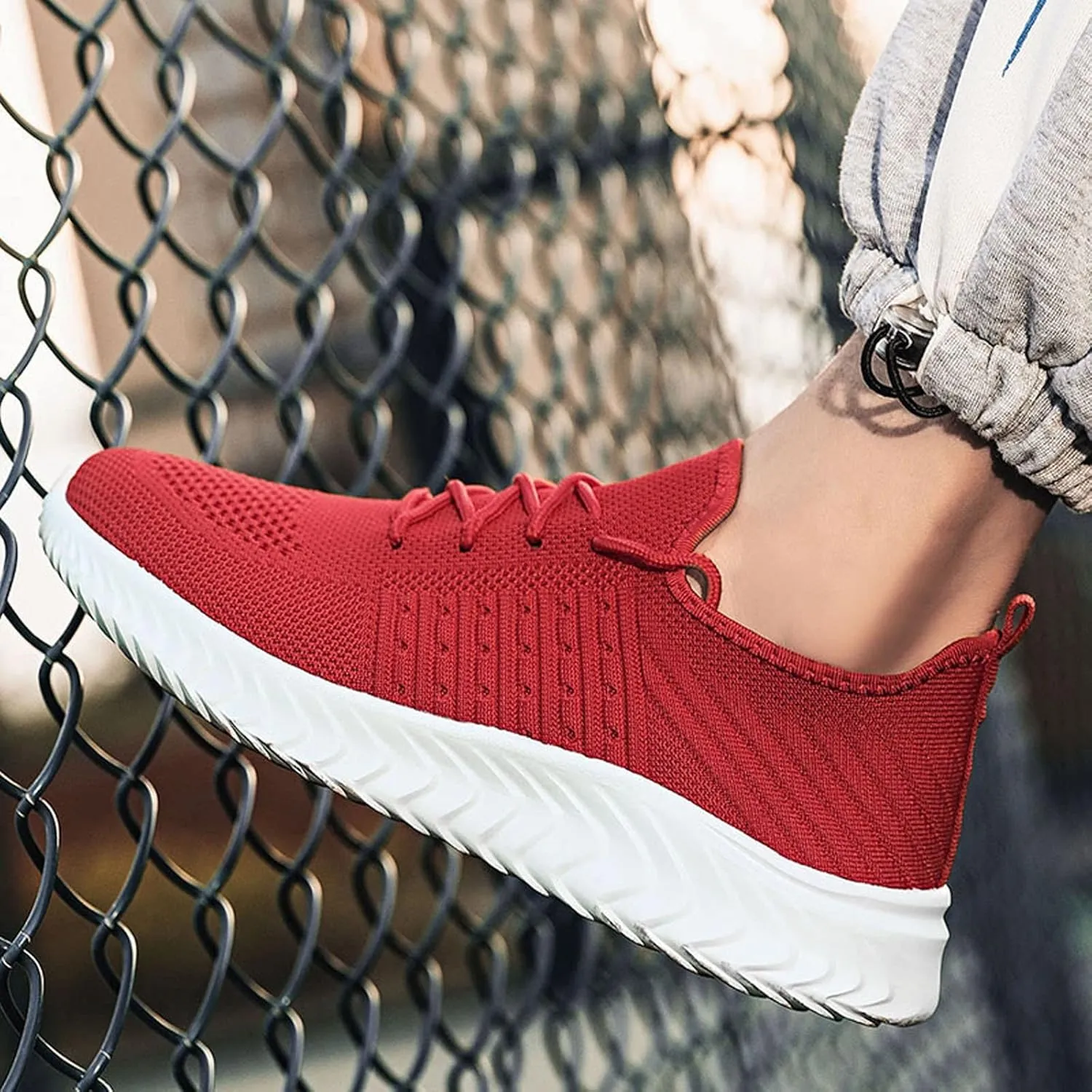 Men's Non Slip Tennis Sneakers Breathable Casual Comfortable Walking Sneaker Men's Classic Casual Walking Shoes