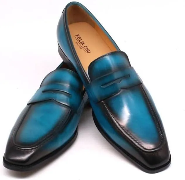 Men's Vintage Spike Dress Loafers Slip On Fashion Shoes Fashion Prom Wedding Business Suit Shoes