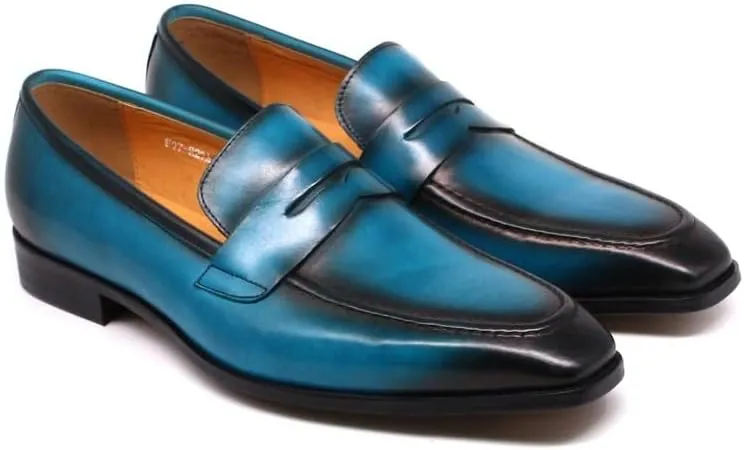Men's Vintage Spike Dress Loafers Slip On Fashion Shoes Fashion Prom Wedding Business Suit Shoes