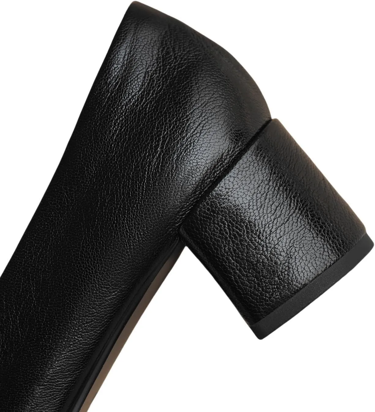 Women's Genuine Leather Comfortable Square Toe Loafer Business Casual Vintage Dress Shoes