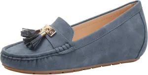Women's Hidden Wedge Heel Loafers Slip-On Tassel Work Walking Shoes