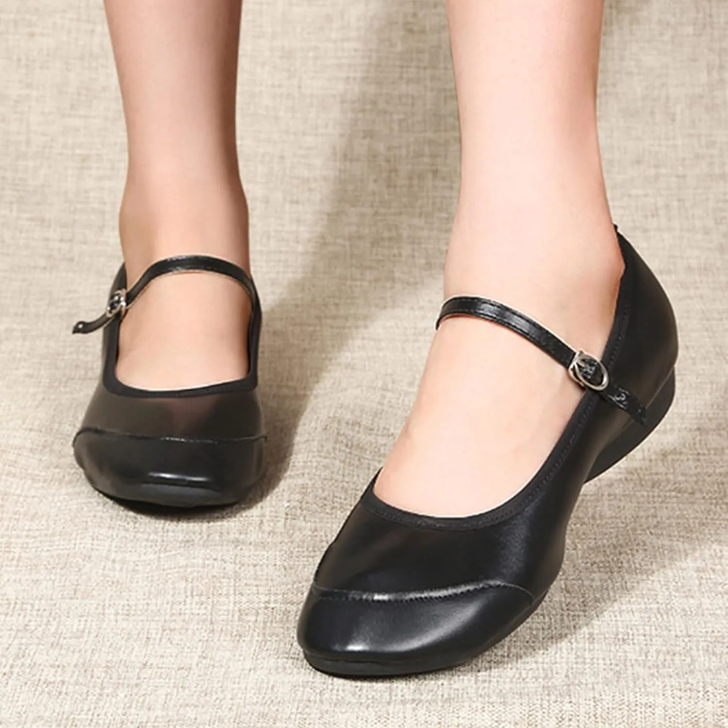 Women's Mary Jane Flats Slip On Dress Shoes Comfortable Ballet Flats Casual Business Shoes Work Office Shoes