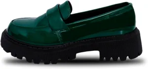Women's Platform Loafers Lug Sole Chunky Work Shoes 2025 Slip-On Shoes Dressy Penny Loafers Business Shoes
